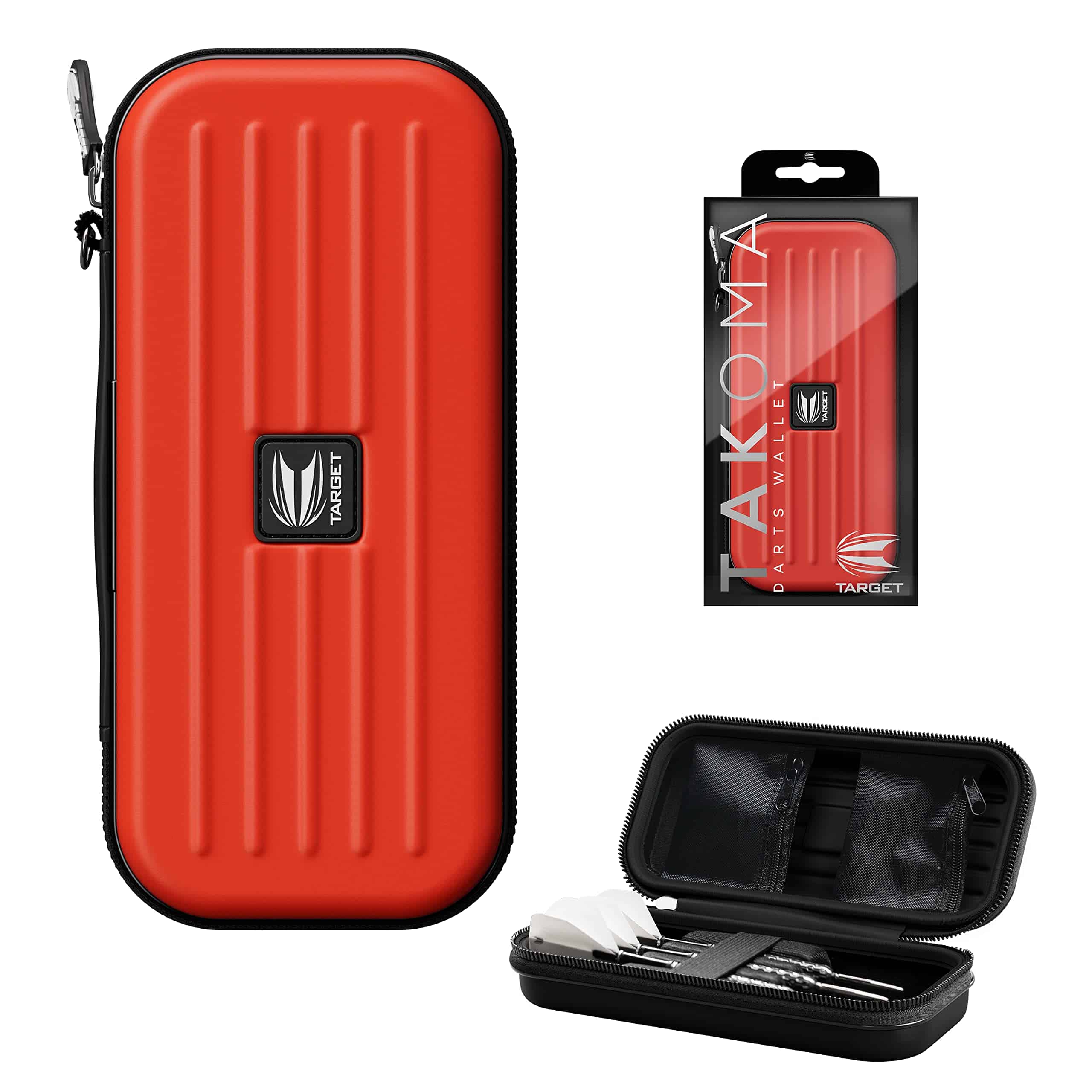 Estuche Target Darts Takoma Rojo, 3 Dardos, 125819