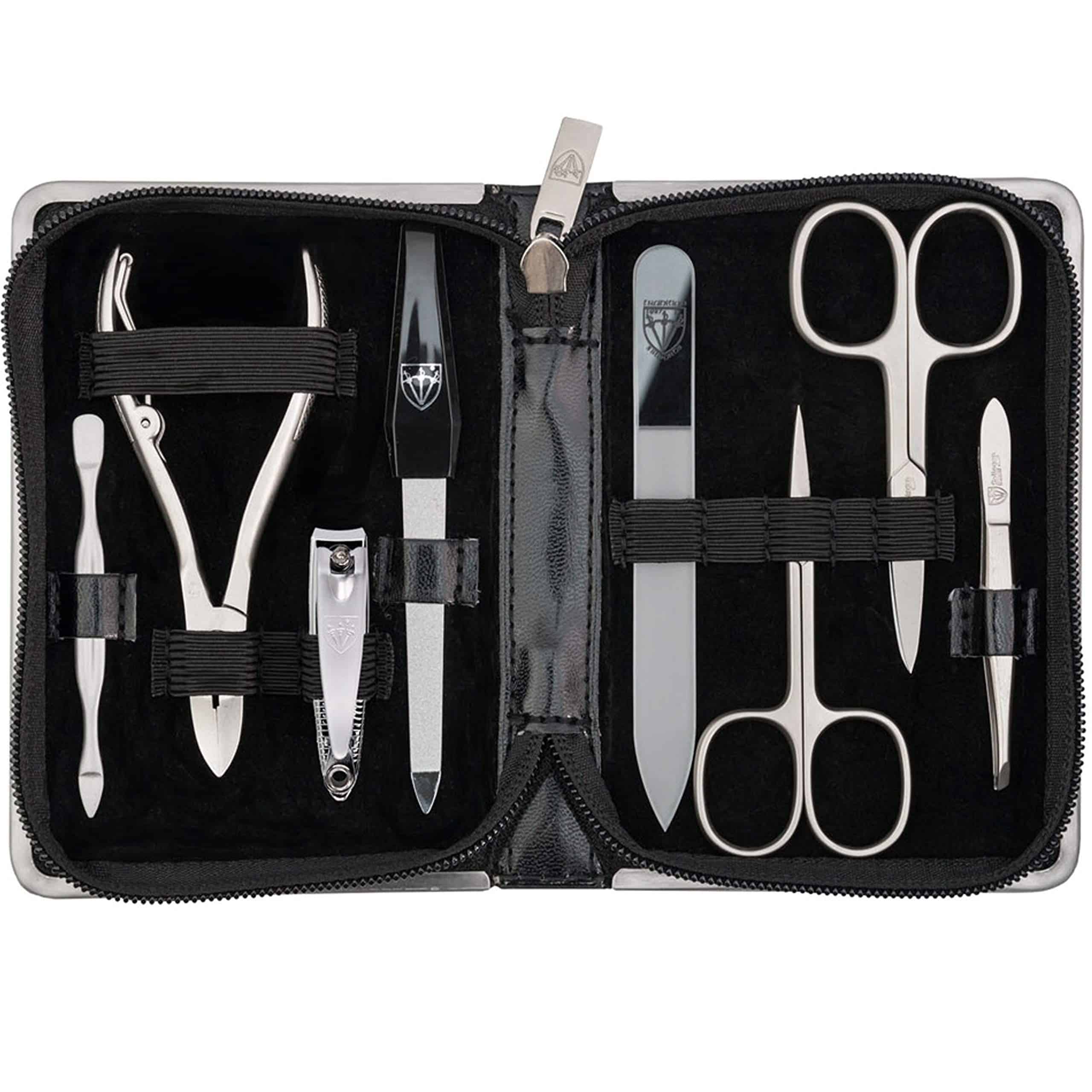 Set de cuidado de uñas de manicura y pedicura de calidad de