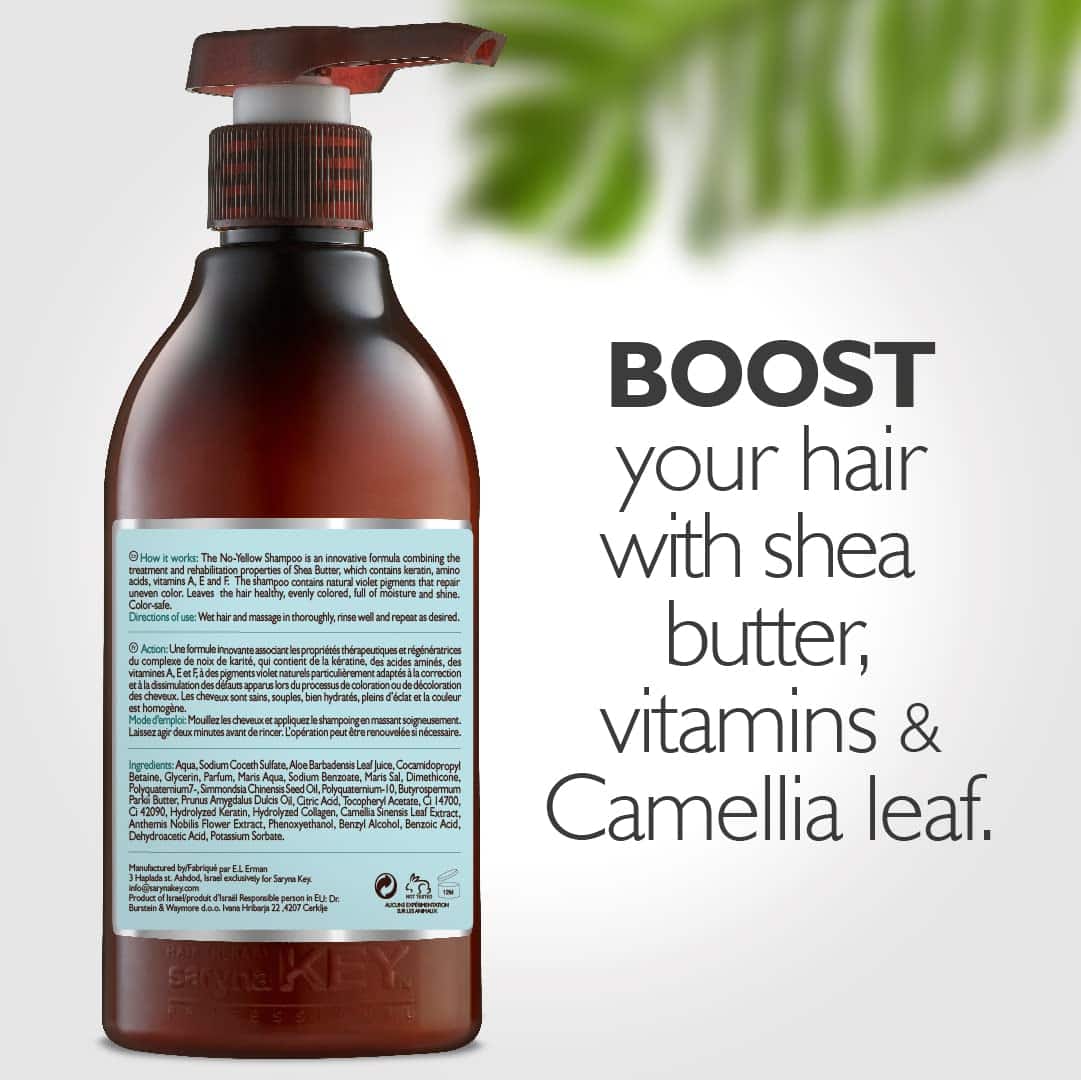 Shampoo SARYNA KEY No-Yellow (500ml/16.9oz) - Imagen 3