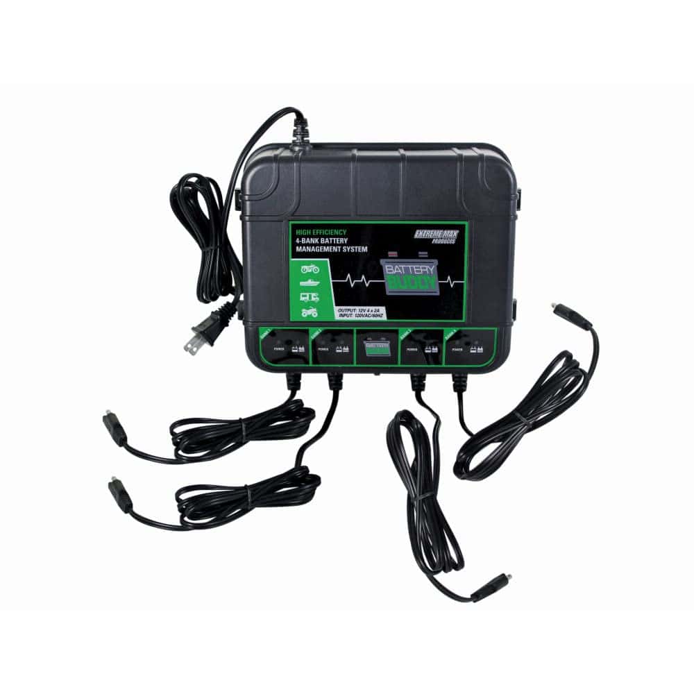Cargador/Mantenedor de Batería de 4 Bancos Extreme Max - Imagen 4
