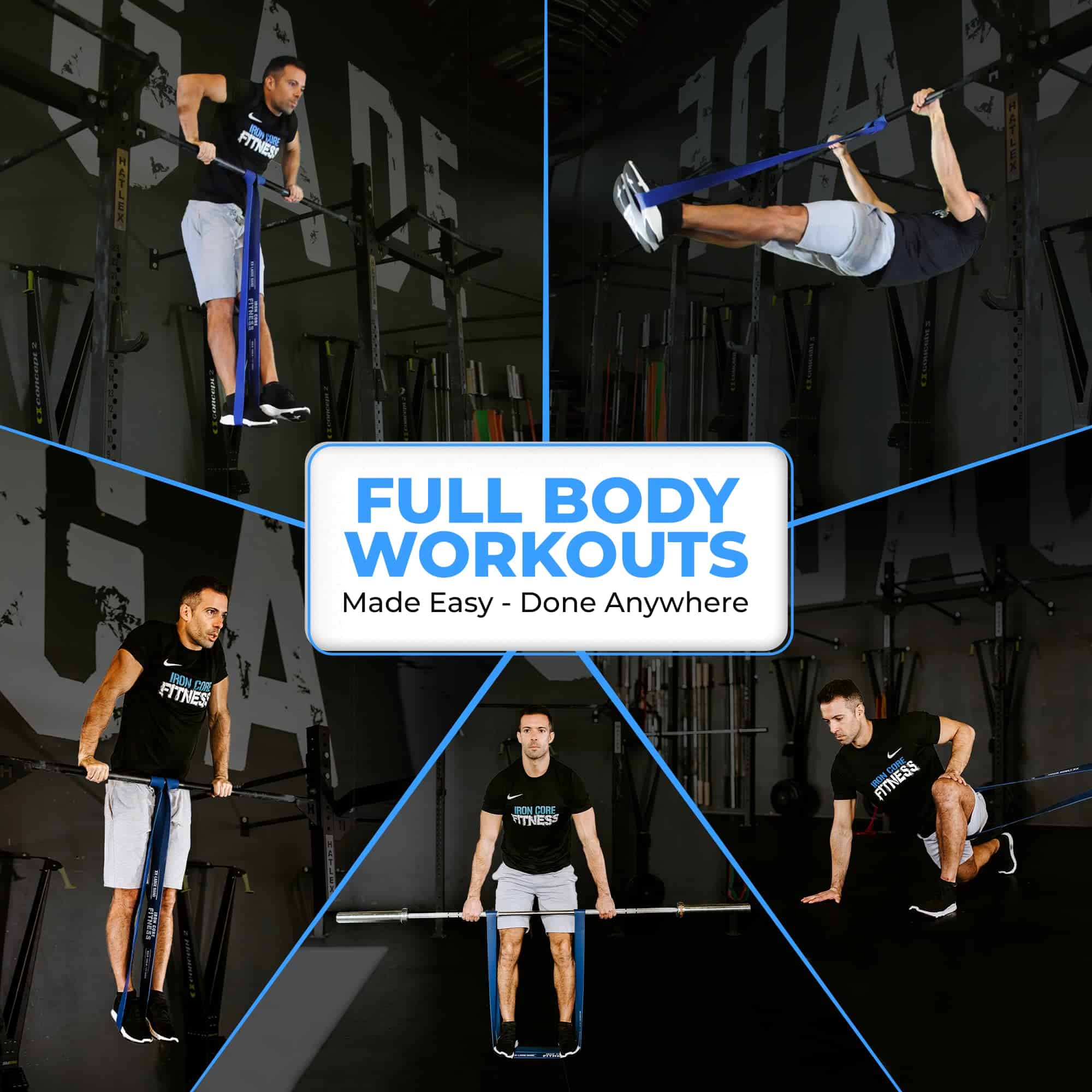 Banda de resistencia gruesa resistente - 60-150 lb Banda de - Imagen 7