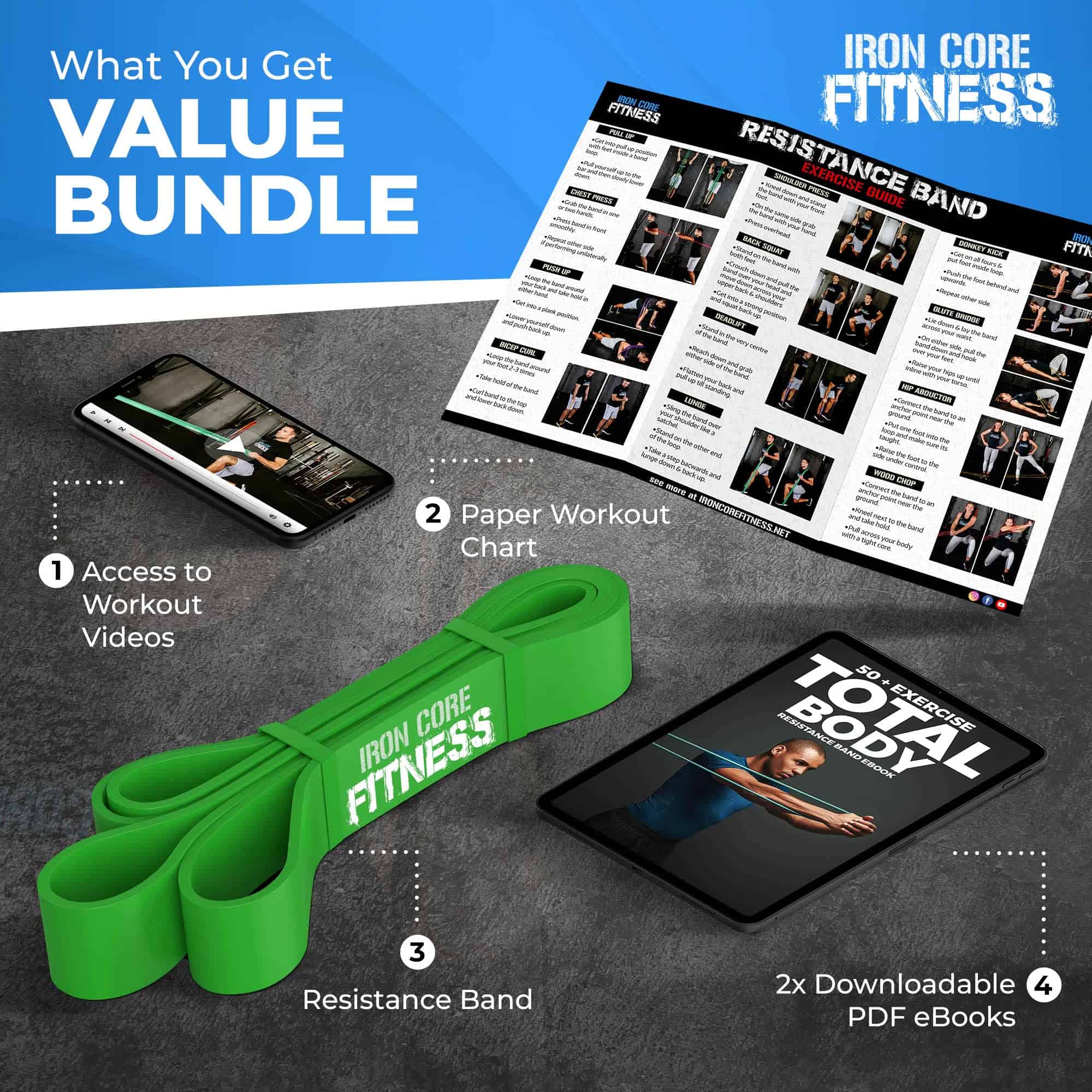 Bandas de Asistencia para Dominadas para Hombres y Mujeres - Imagen 6