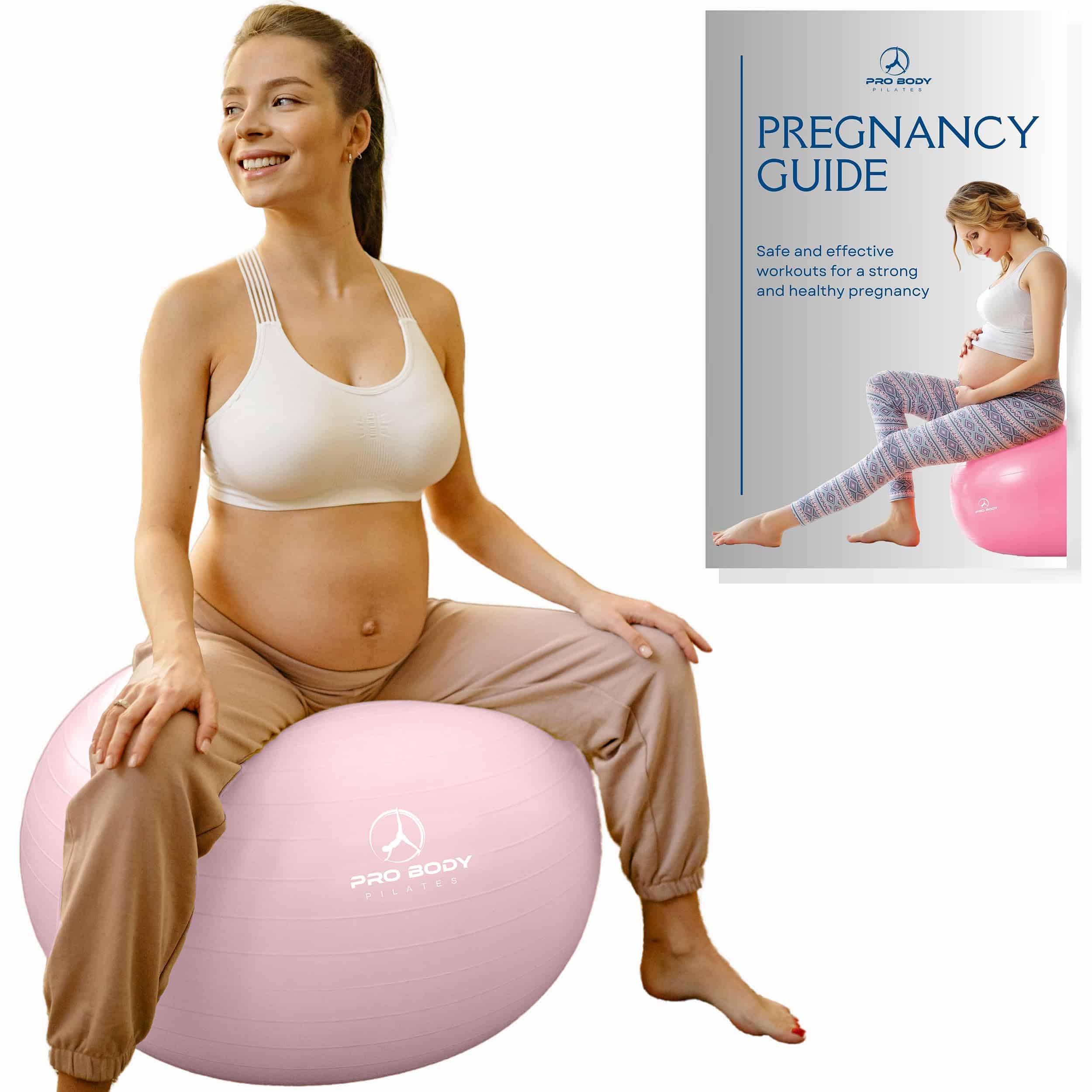 Bola de Pilates ProBody para Embarazo - Pelota de Yoga para