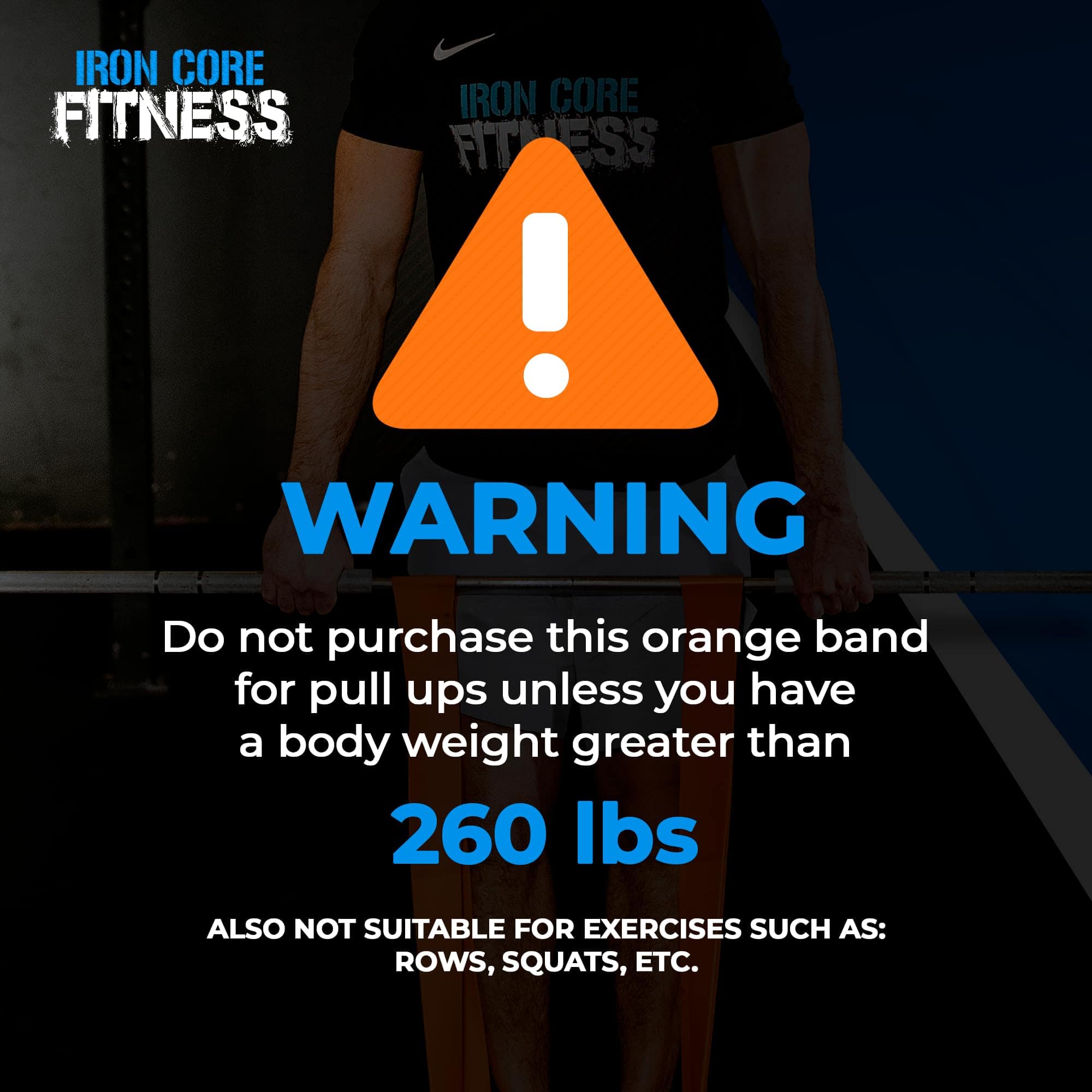 Banda de Resistencia Gruesa de Alta Resistencia - 70-225 lb - Imagen 3