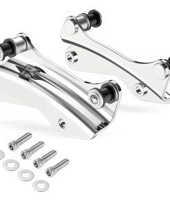 Kit de hardware de anclaje de 4 puntos cromado Amazicha