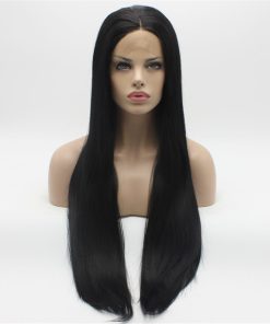 Pelucas Lushy Hair Lace Front Sintéticas Rectas Súper