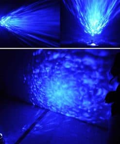 Luz de Escenario LED RGB de Ondas de Agua Navidad Lámpara