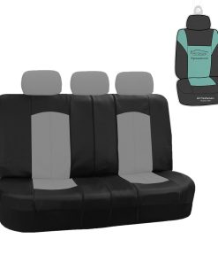 Juego de Fundas de Asiento de Cuero Sintético de Alta