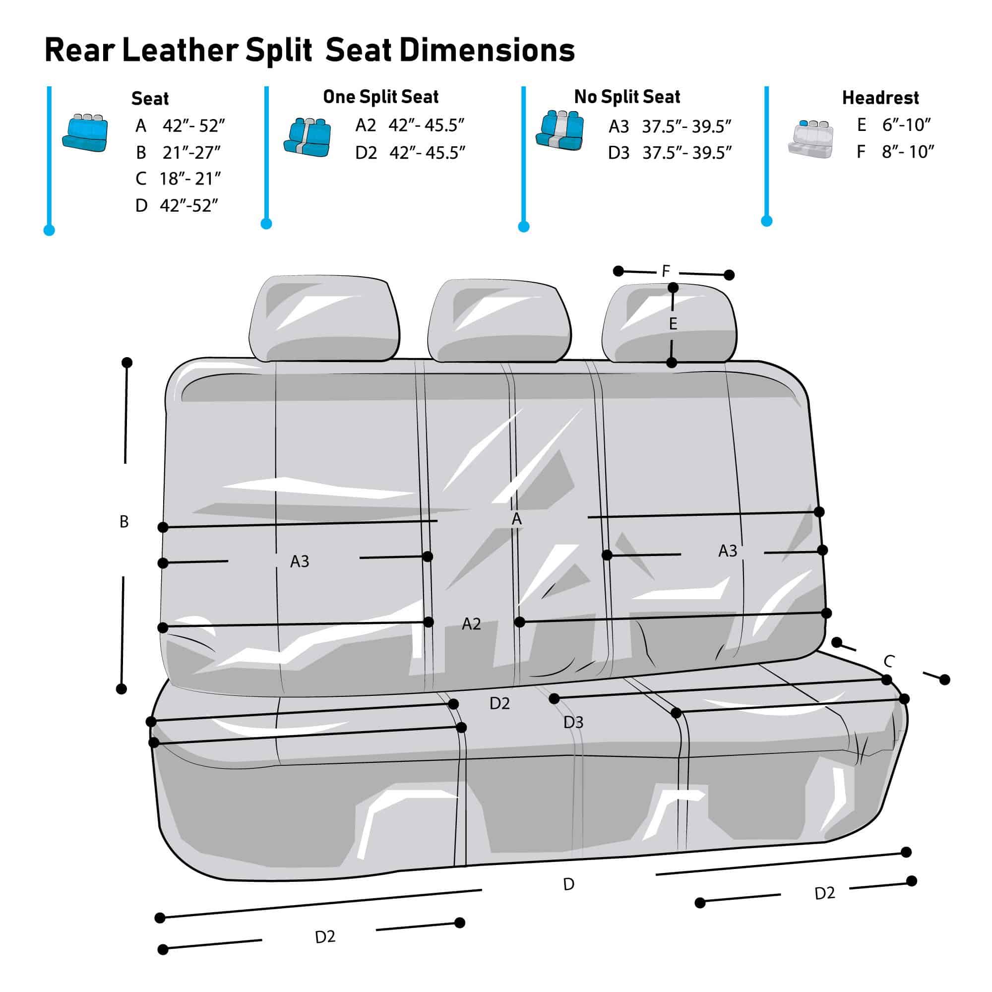 Cubierta de Asiento de Banco Dividido de Cuero Artificial - Imagen 9
