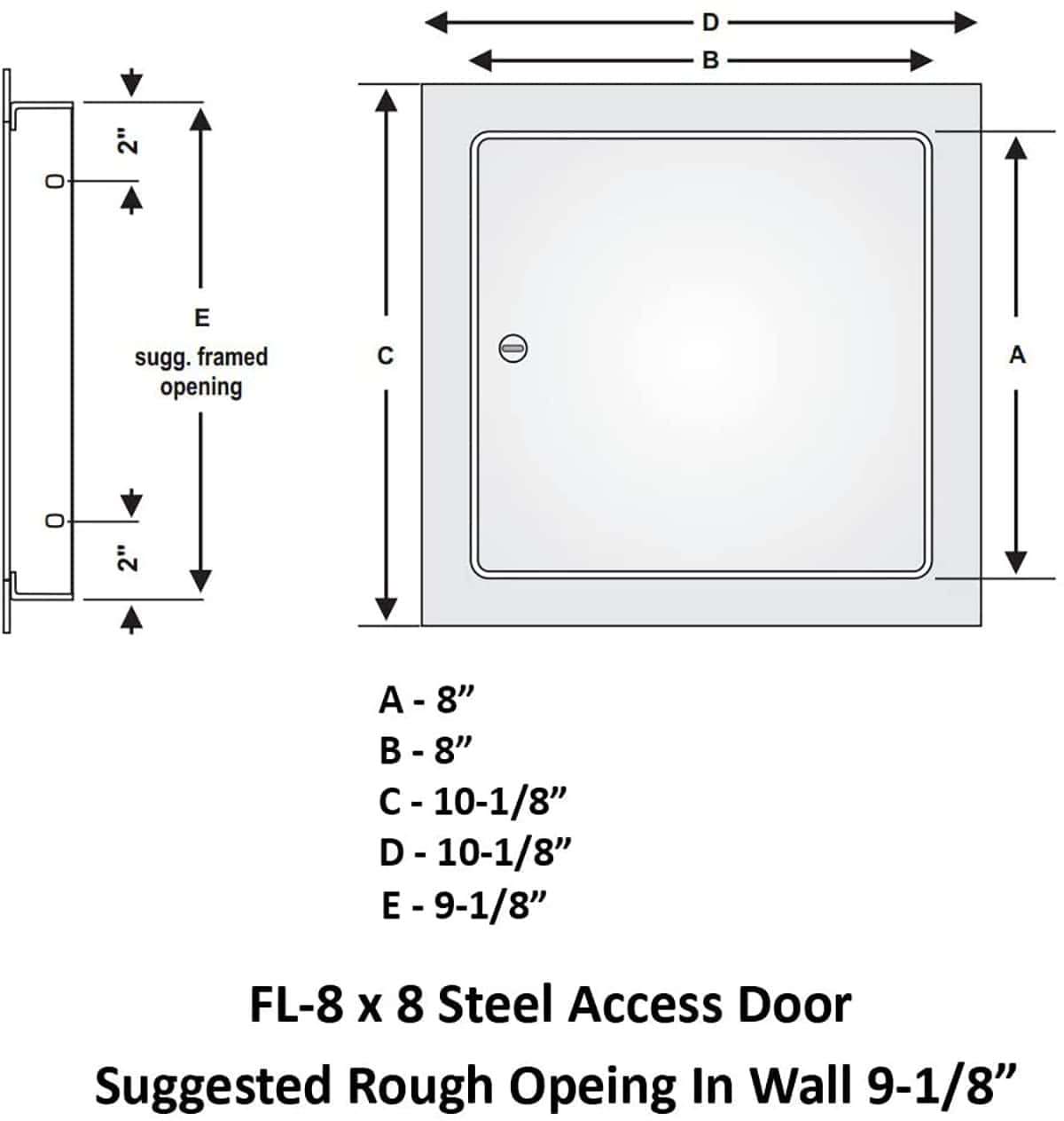 Puerta de Acceso Premier 8 x 8 Montaje en Rasante de Acero - Imagen 4