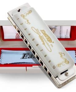 Armonica de Blues East top, 10 Agujeros 20 Tonos Diatónica