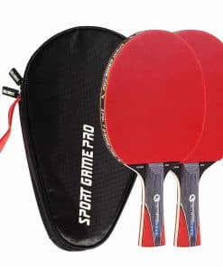 Set de Raquetas de Ping Pong con Spin Mortal + Estuche