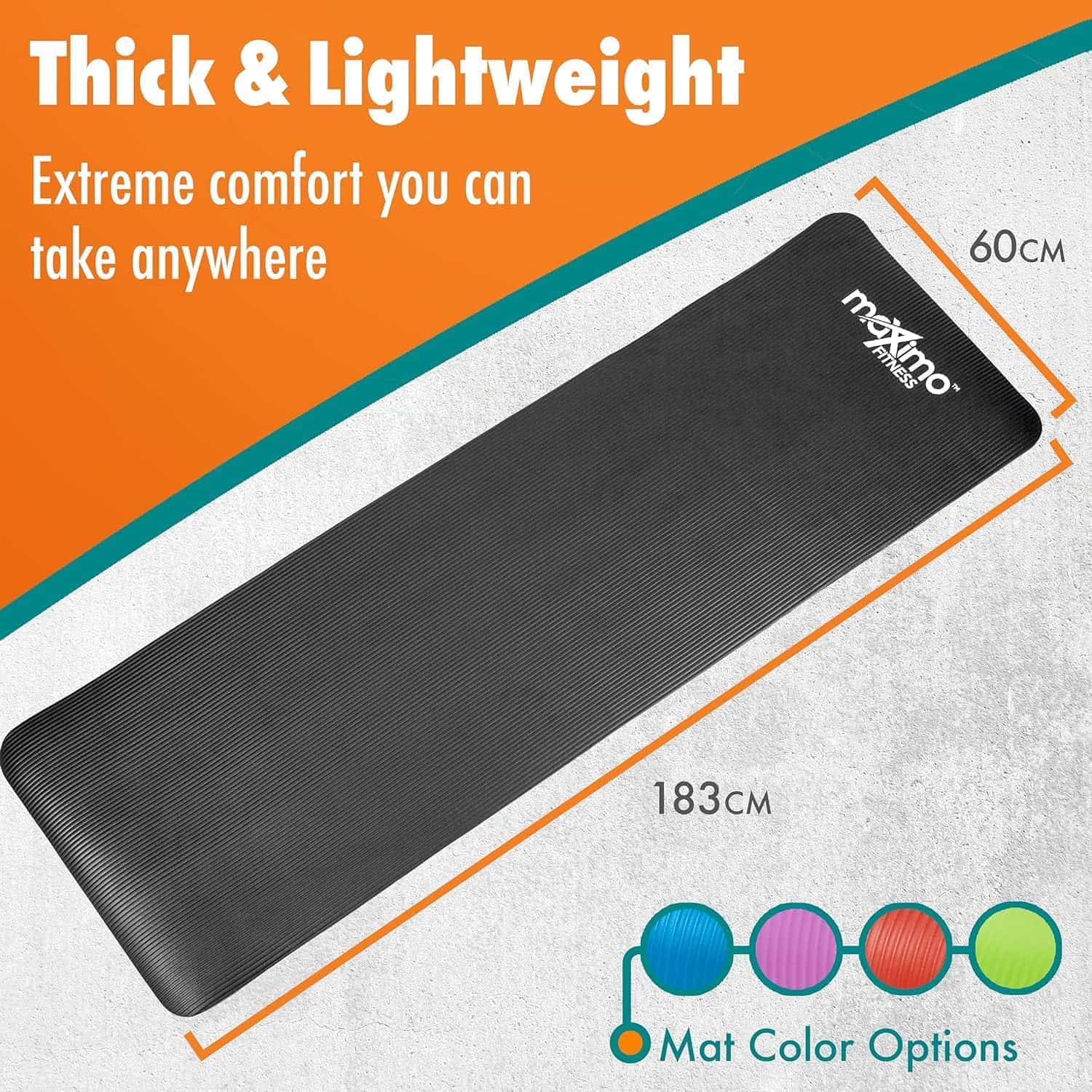 Tapete de Yoga Maximo Fitness - Tapete de Ejercicio 72" x - Imagen 3