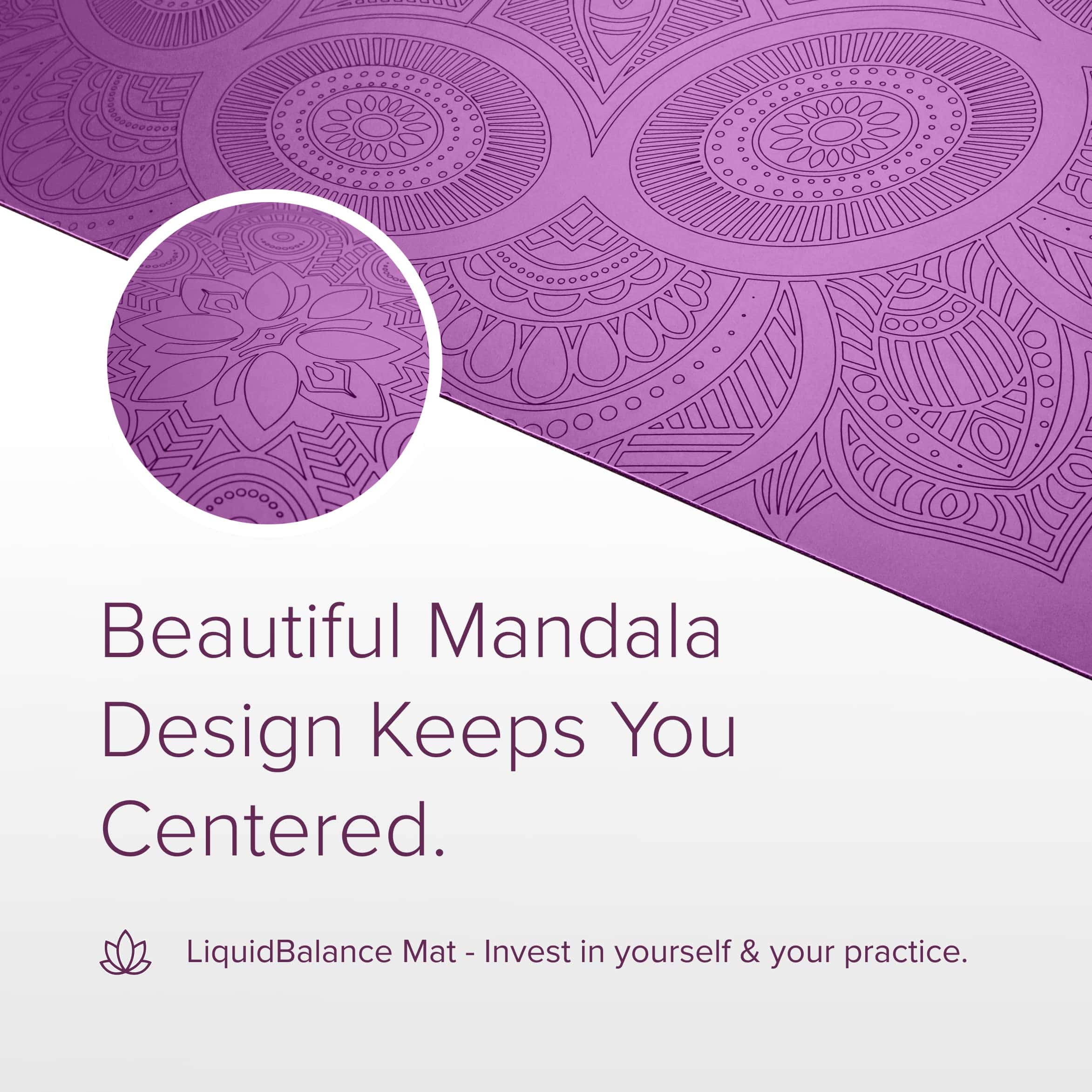 Tapete de yoga Clever Yoga Liquid Balance Mandala - Tapete - Imagen 4