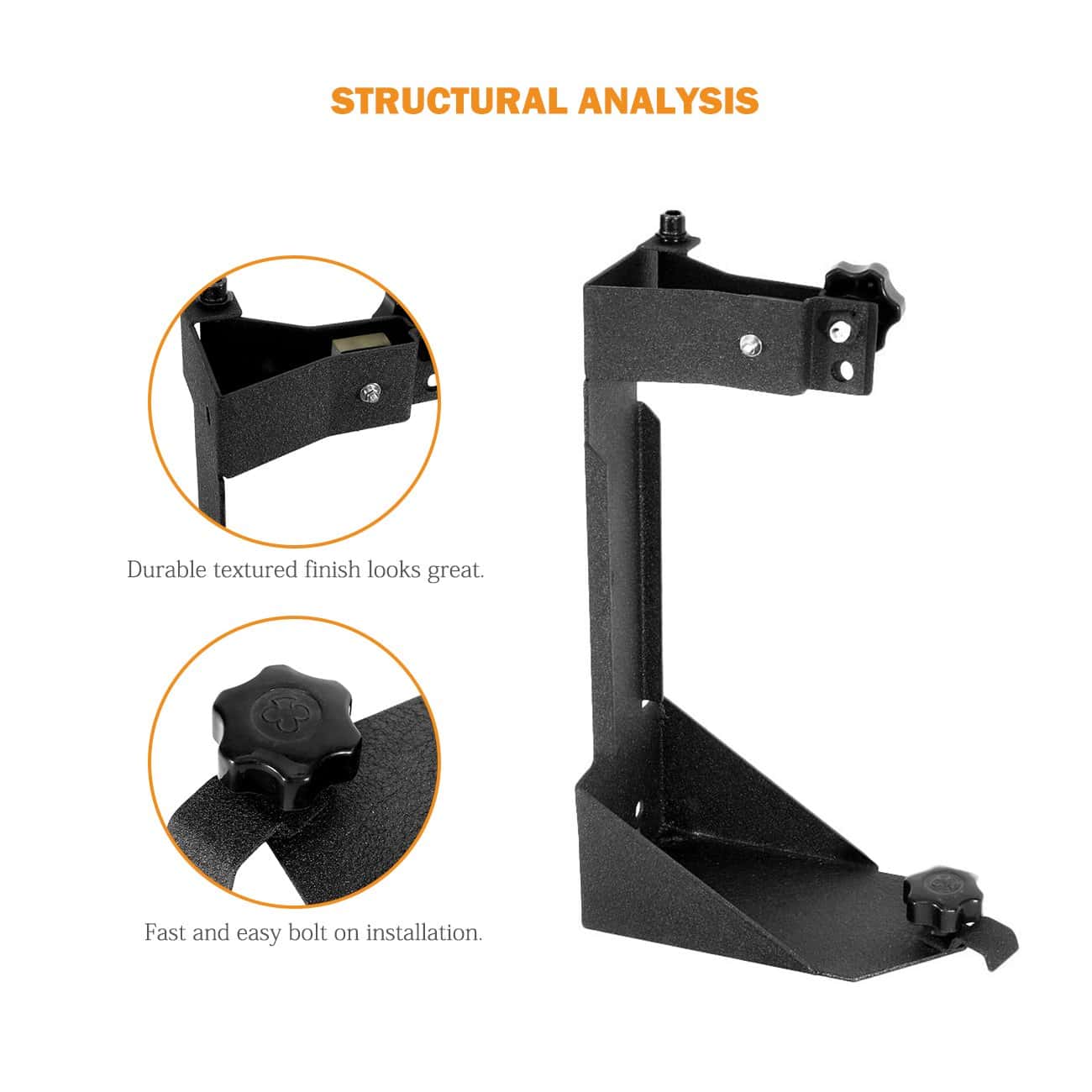 Soporte para gato de alto ascenso AUXMART trasero para - Imagen 4