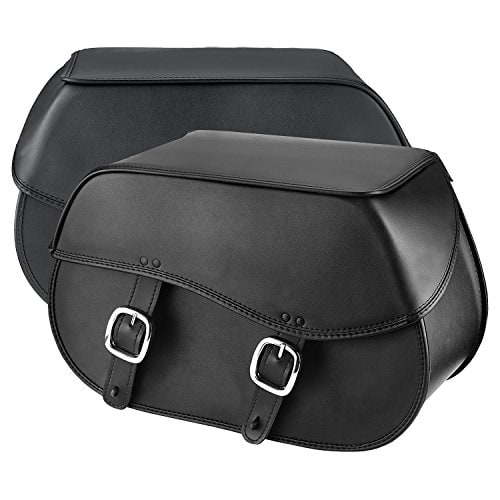 Bolsas de Sillín de Moto de Cuero Extra-Grandes Nomad USA - Imagen 4