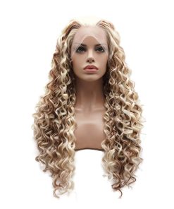 Peluca Rizada Rizada Lushy Larga de 26 pulgadas en Mezcla