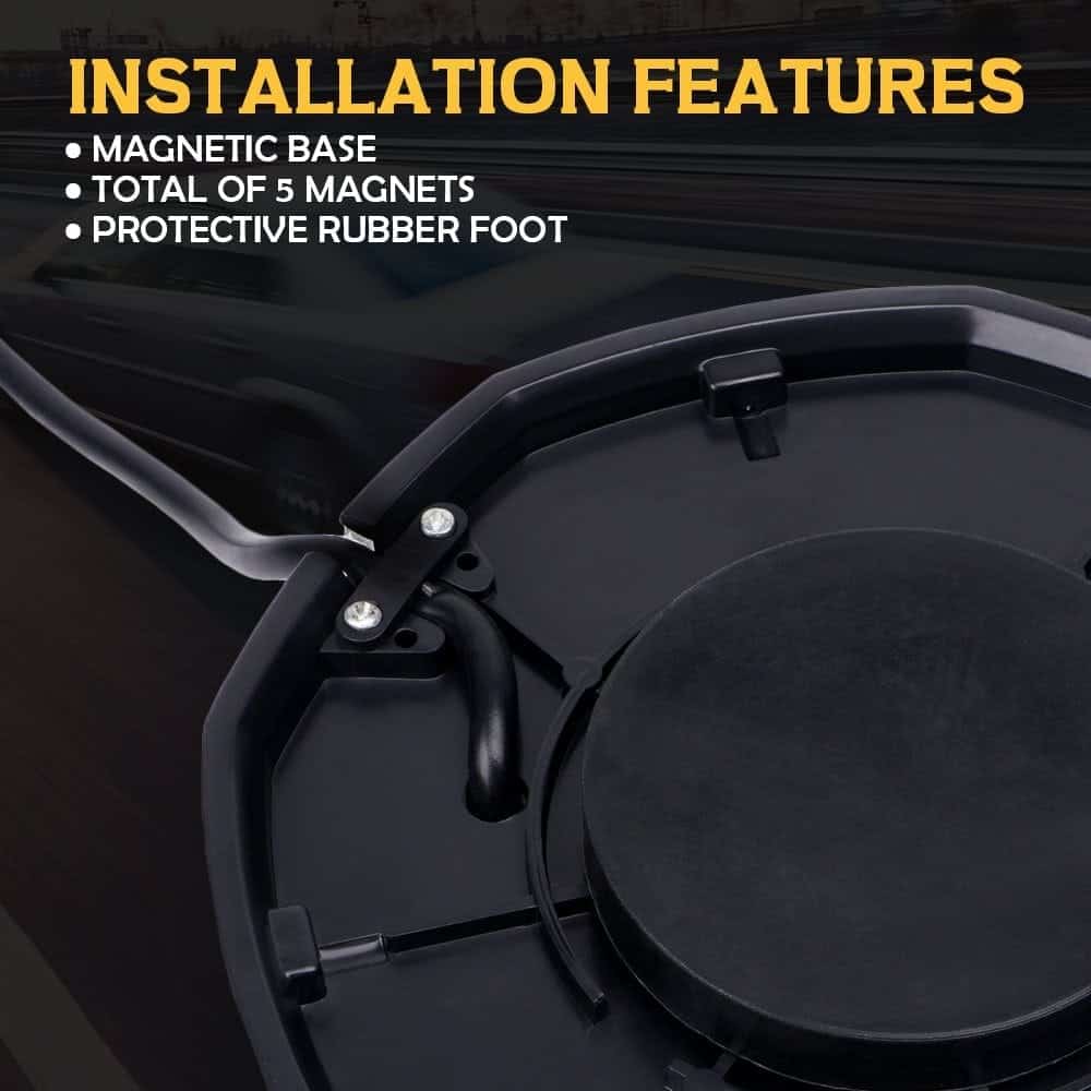 Xprite 240LED Luz de Emergencia Giratoria, Luces - Imagen 5