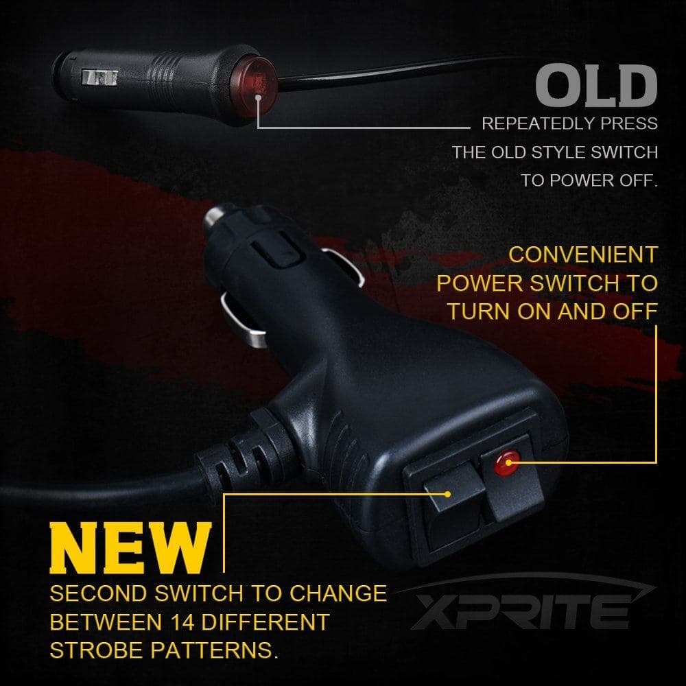 Xprite 240LED Luz de Emergencia Giratoria, Luces - Imagen 7