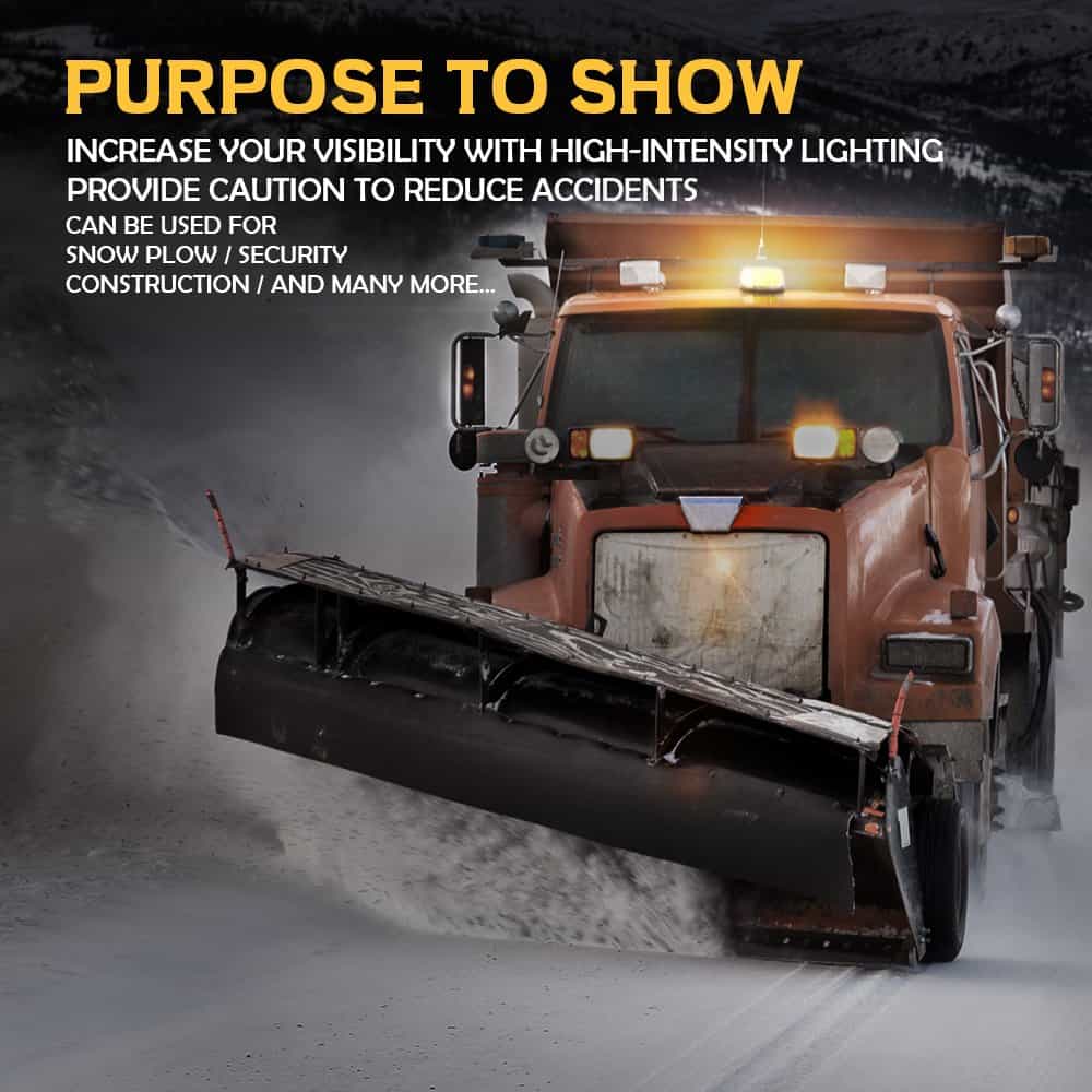 Xprite 240LED Luz de Emergencia Giratoria, Luces - Imagen 6