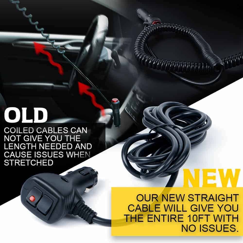 Xprite 240LED Luz de Emergencia Giratoria, Luces - Imagen 8