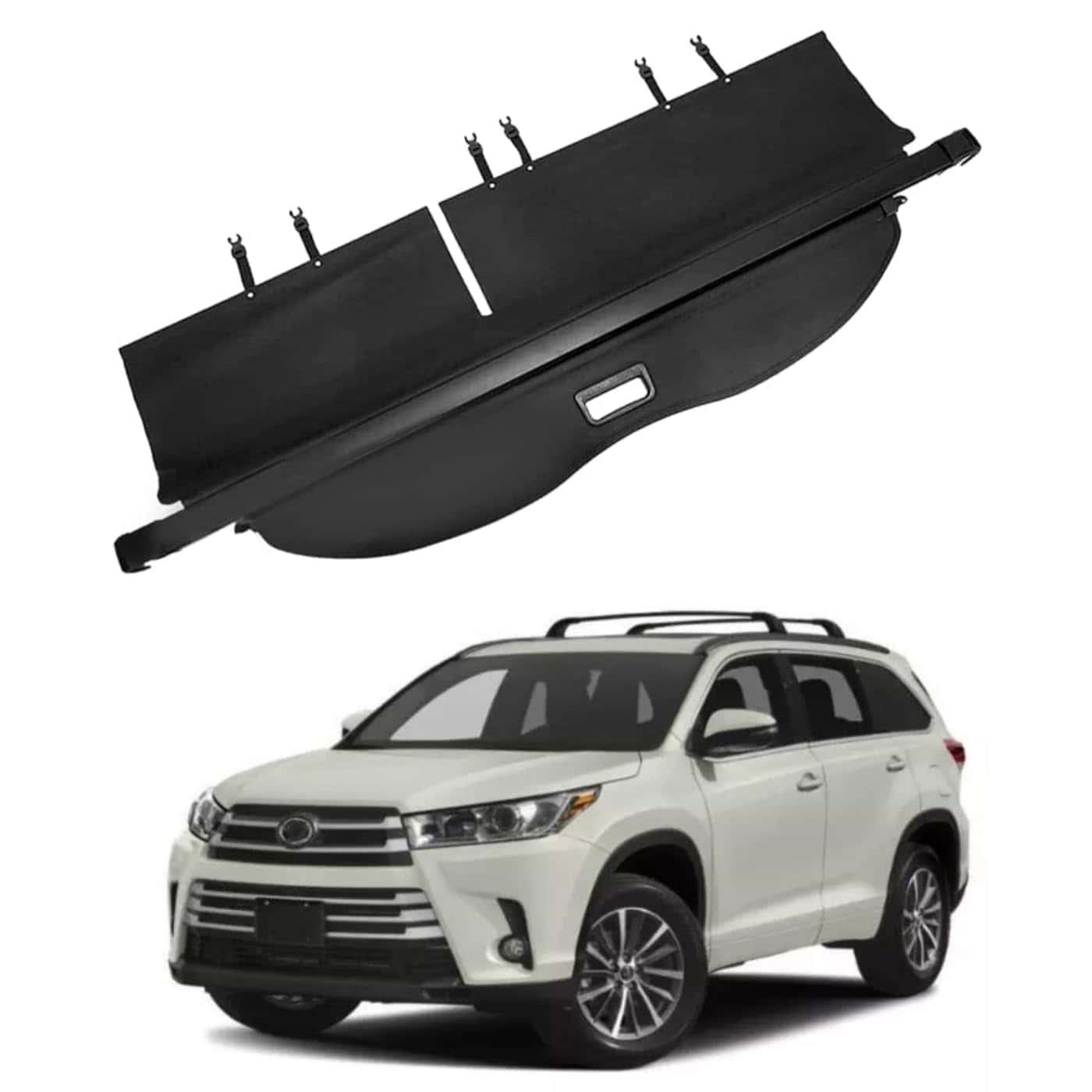 Cubierta de carga retráctil Vesul compatible con Toyota