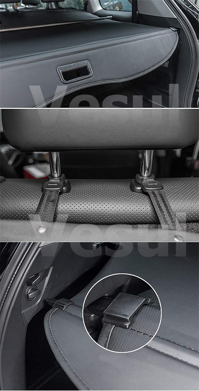 Cubierta de carga retráctil Vesul compatible con Toyota - Imagen 4