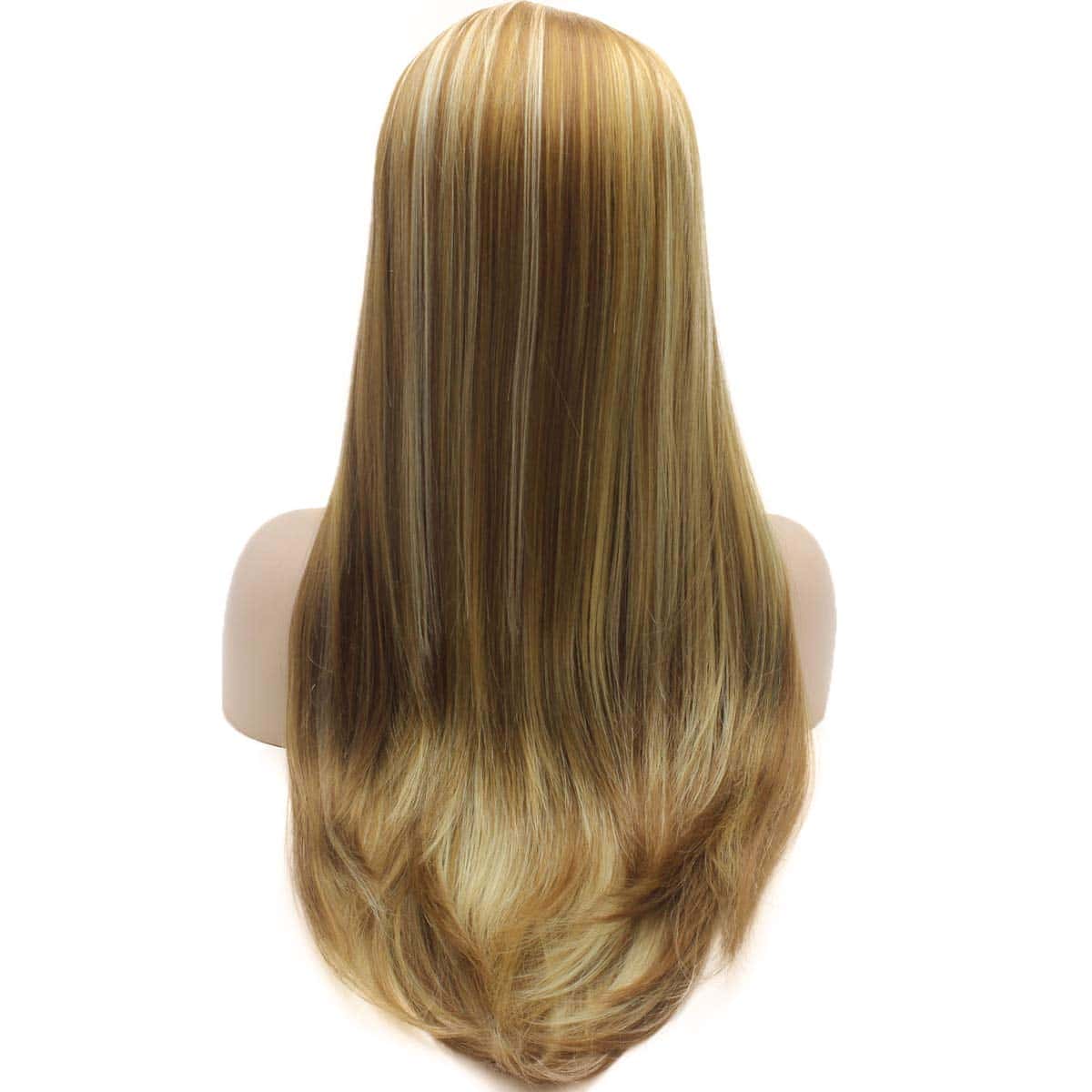 Peluca front Lace Lushy Straight Long de 24 pulgadas, rubio - Imagen 5