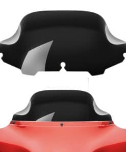 Amazicha Parabrisas Wave Negro 8" Compatible con Harley