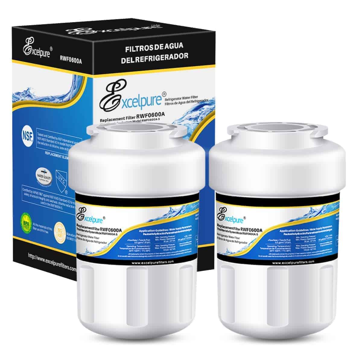 Filtro de agua de refrigerador de -uete de 2