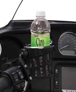 Portavasos con montaje en percha - Negro