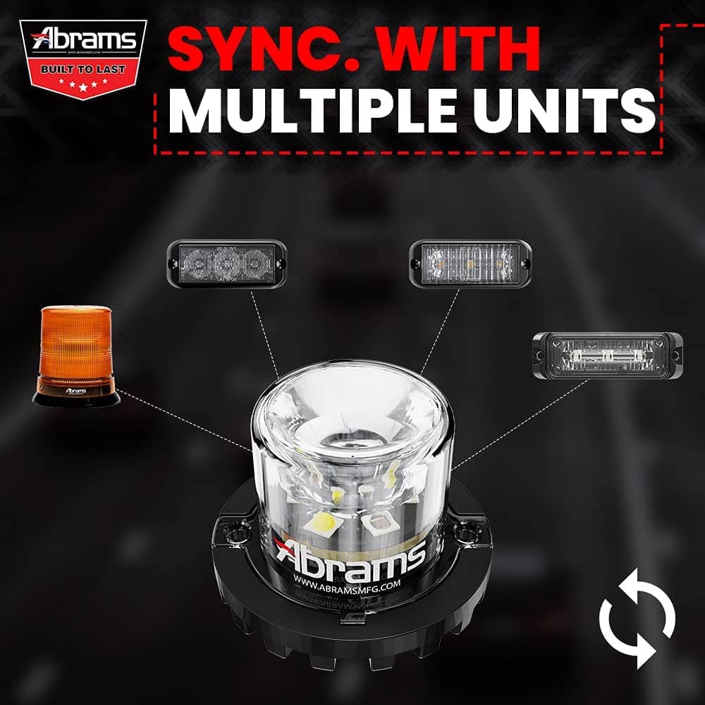 Abrams SAE Clase-1 Blaster 360 (Blanco/Blanco) 18W - Luz - Imagen 7