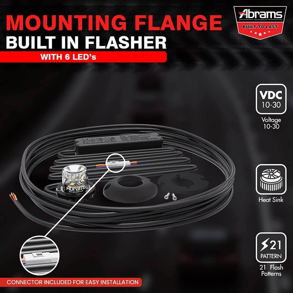 Abrams SAE Clase-1 Blaster 360 (Blanco/Blanco) 18W - Luz - Imagen 6