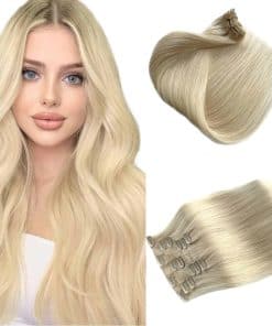 Extensiones de Cabello Clip 70g Cabello Extension Real