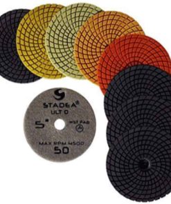 Juego de Almohadillas de Pulido de Granito de 4" Stadea