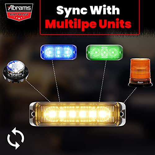 Abrams Flex Series 18W - 6 LED Faro de Luz de Advertencia - Imagen 7