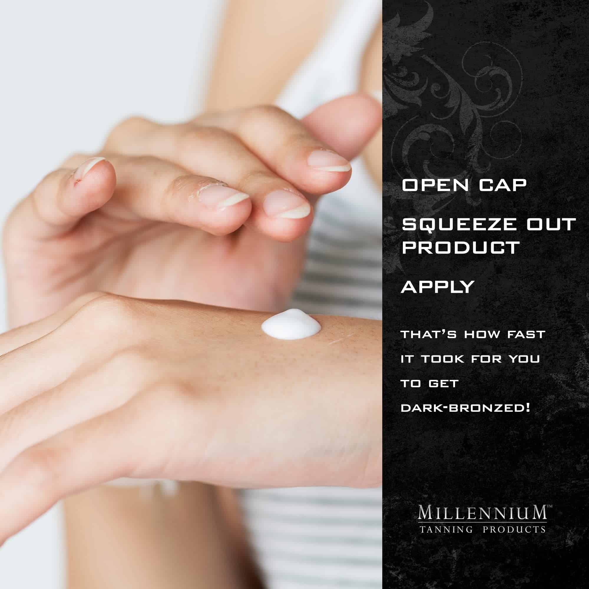 LOTE de 2 Millennium PAINT IT BLACK 50X Bronceador Interior - Imagen 5