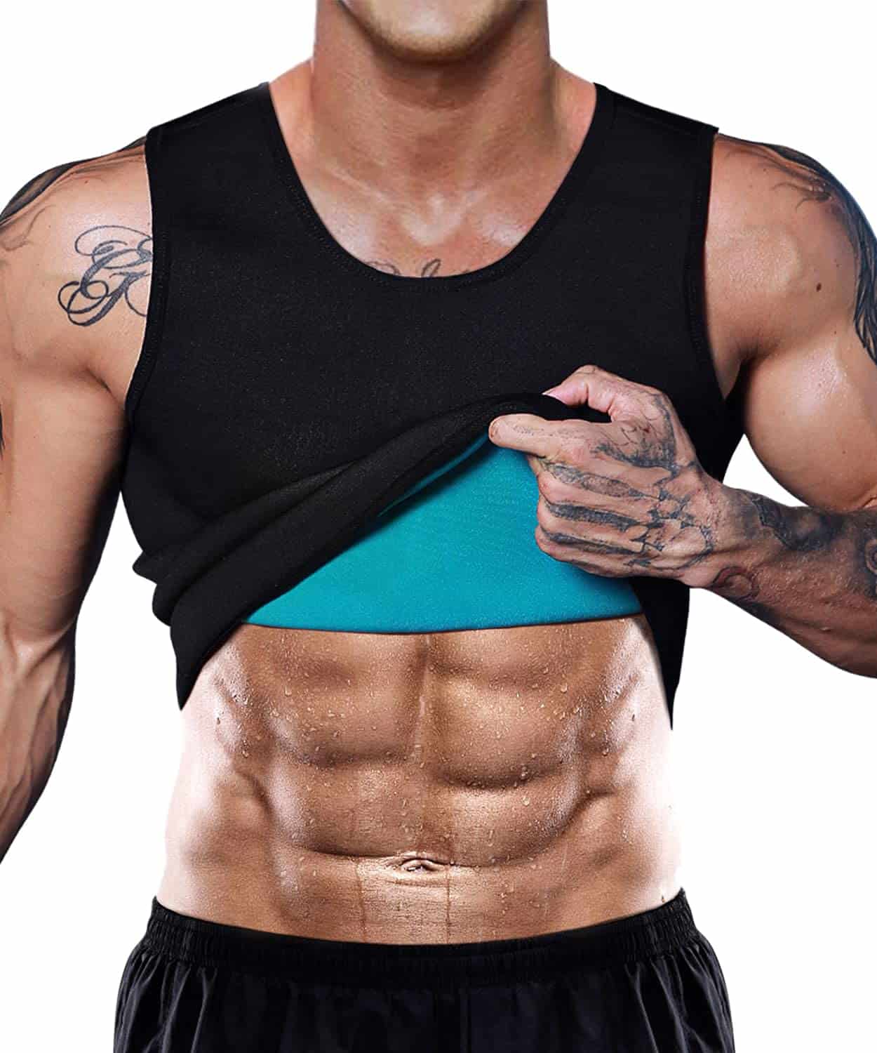 Chaleco de Cintura de Neopreno para Hombres NonEcho Sauna,