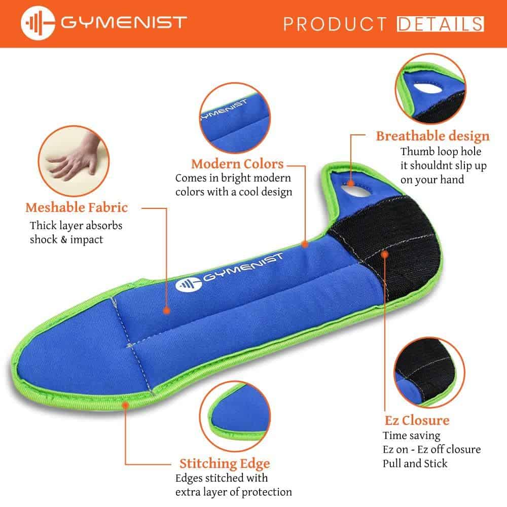 Par de Pesas de Muñeca con Agujero para el Pulgar, Ideal - Imagen 5