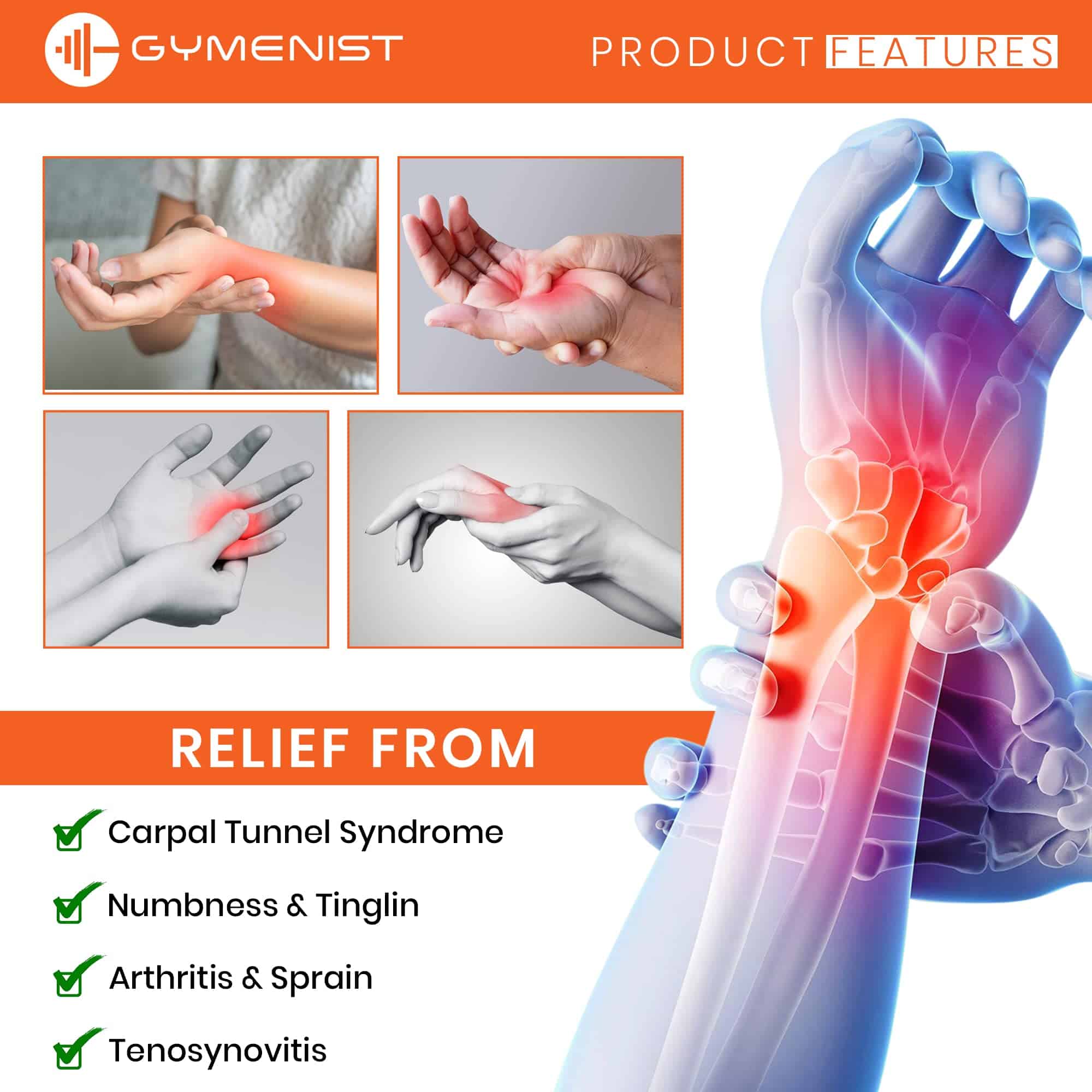 Par de Pesas de Muñeca con Agujero para el Pulgar, Ideal - Imagen 6