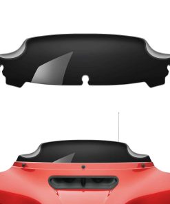 Parabrisas de Onda Negra de 4.5" Compatible con Harley