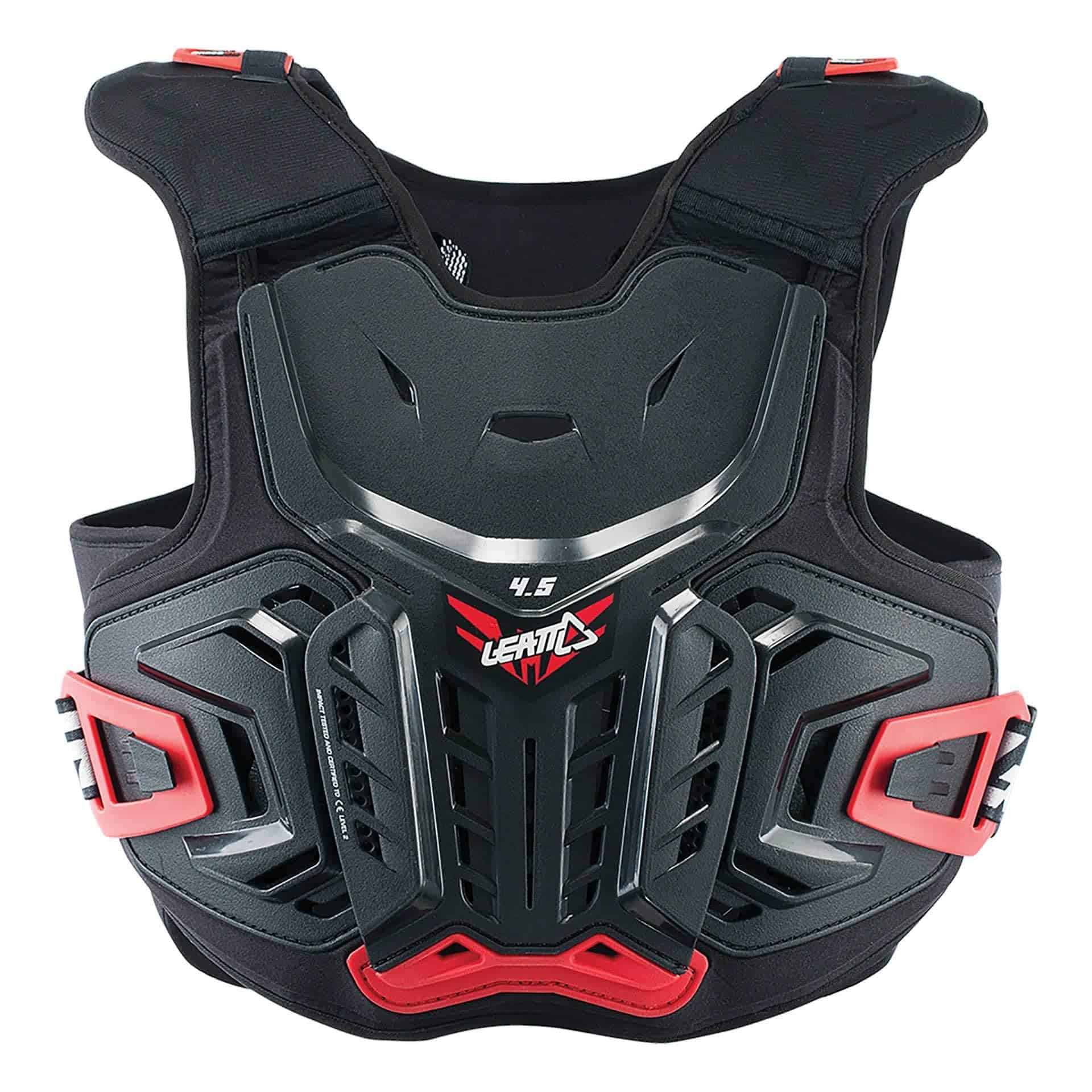 Protector de Pecho 4.5 Jr -Negro/Rojo