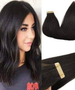 Extensiones de Cabello GOO GOO de Cinta de Pelo Humano,