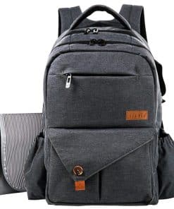 Mochila pañalera multifuncional grande Hap Tim con correas