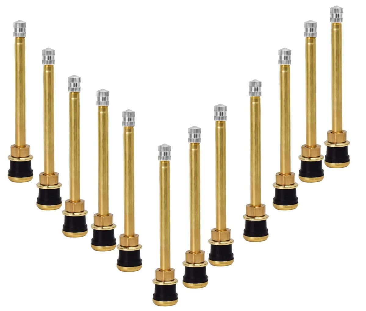 (lote de 12) Válvula de neumático de camión TR572 Ruedas de