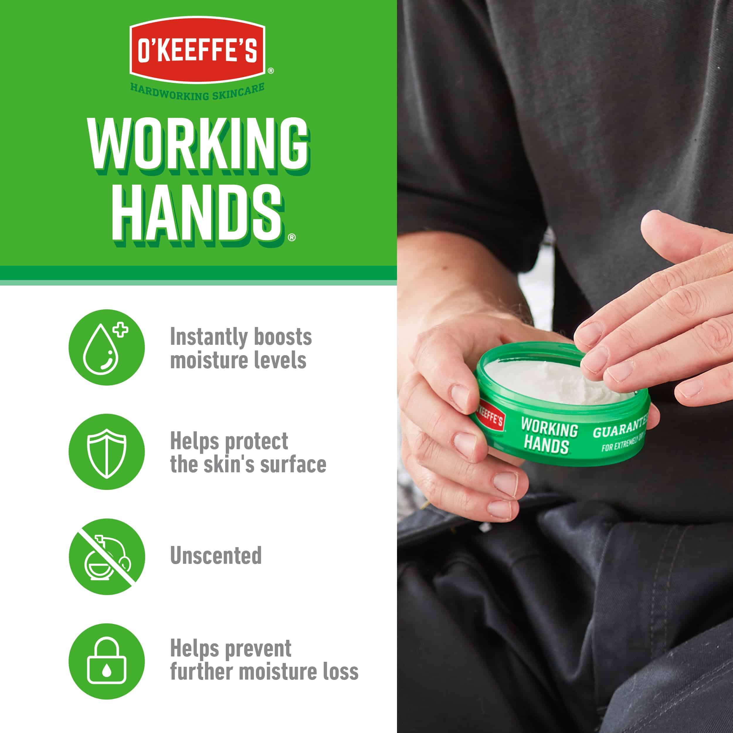 Crema de manos O'Keeffe's K0350002-6 Working Hands en - Imagen 7