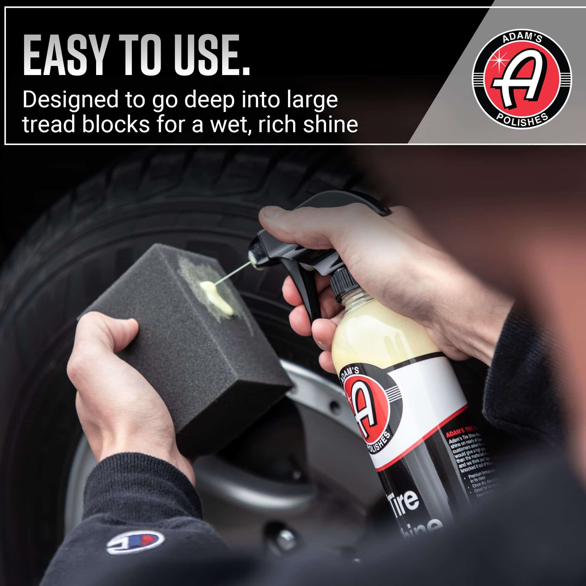 Adam's Polishes Tire Shine Galón - Aerosol para Vestir - Imagen 7