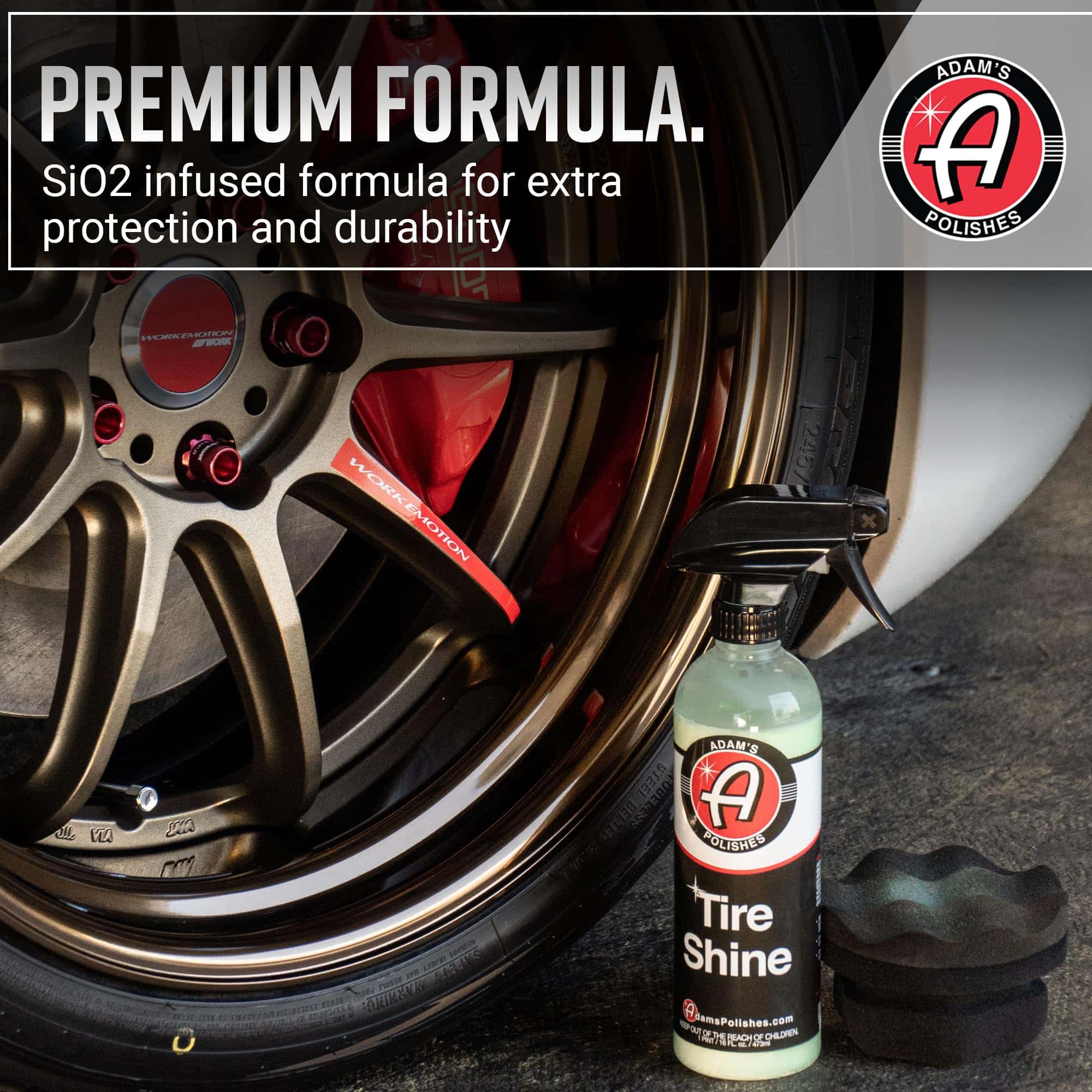 Adam's Polishes Tire Shine Galón - Aerosol para Vestir - Imagen 6