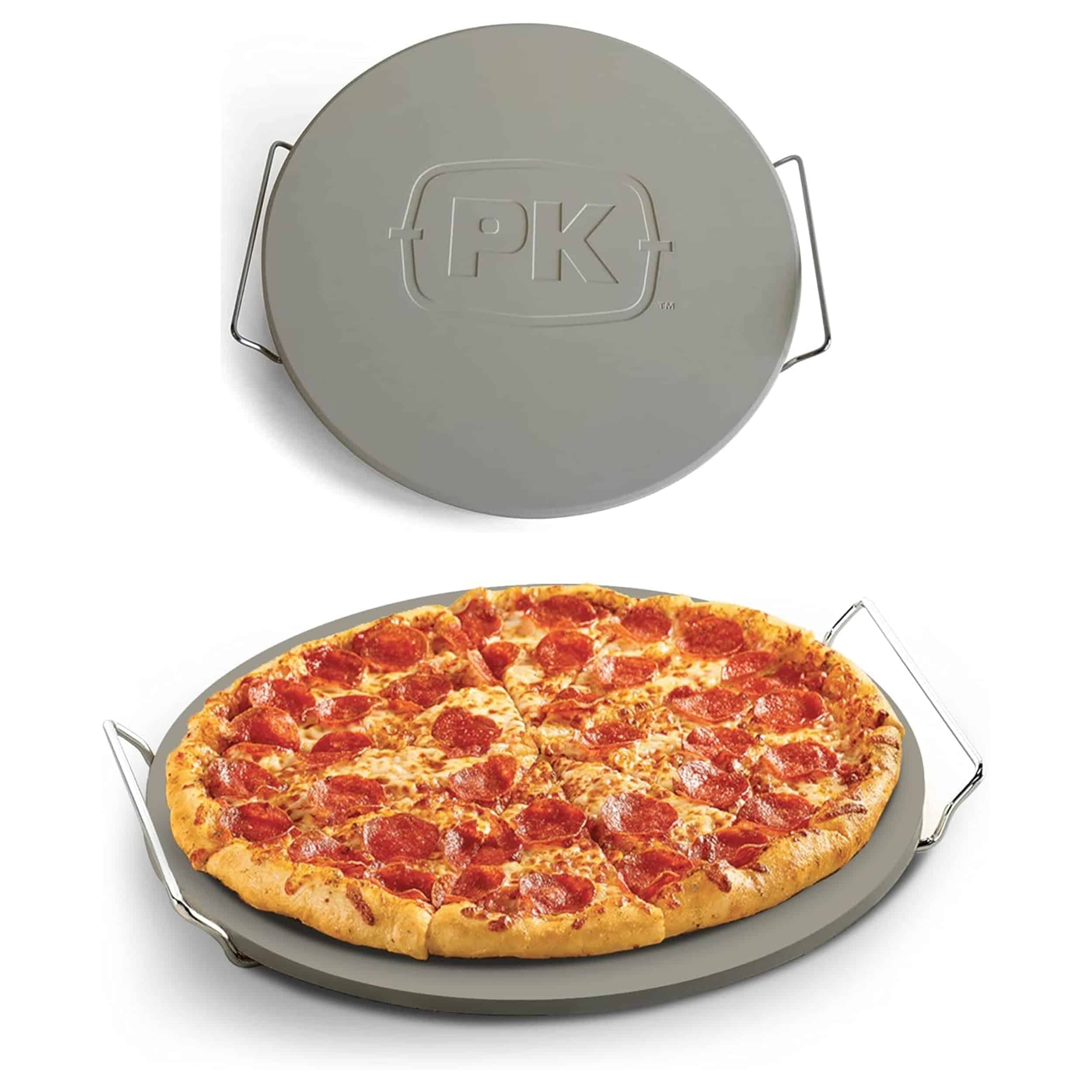 Piedra para pizza redonda de 14 pulgadas PK Grills para