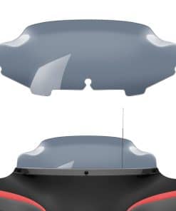 Amazicha Parabrisas Ahumado de 6" Compatible con Harley